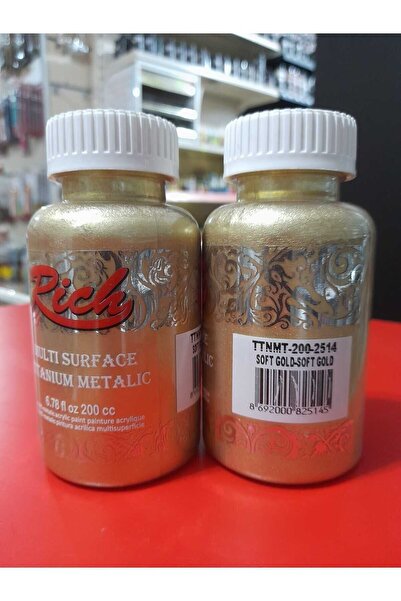 Rich Multi Surface Titanium Metalik Boya 200Cc SOFT GOLD 2514