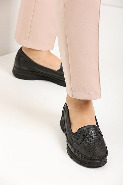 Forelli TALPA ORTOPEDICA PIELE PANTOF DE ZI DE ZI DE FEMEI TALPA CONFORTABILĂ PANTOF DE MERS PANTOF MAMA