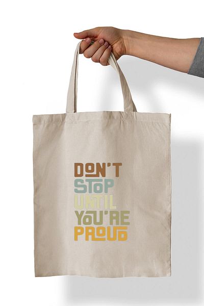 remonz Dont Trend Printed 100% Cotton 35x38 cm υφασμάτινη τσάντα