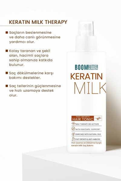 PROCSIN Boom Butter Keratin Milk (SÜTÜ) Hızlı Uzama Dökülme Karşıtı Saç Spreyi 150ml