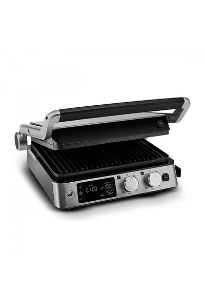 Karaca Sear and Grill Inox Non-Stick Cast Iron Plate 2 in 1 Grill and Toaster 2000w