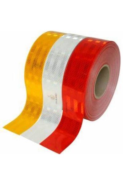 Reflex Regulatory Reflector Strip, Case Strip, Case Phosphorus White E Approved 10m