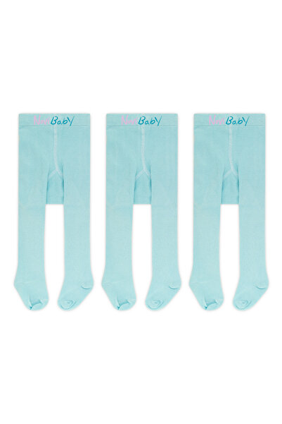 Novibaby عبوة من 3 جوارب طويلة قطنية للأطفال، جوارب مدرسية قطنية للأطفال حديث...