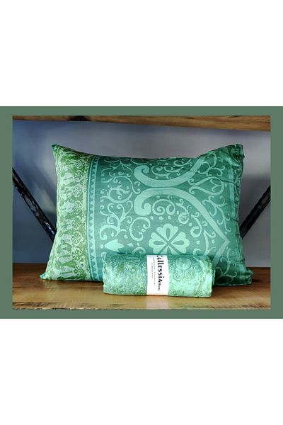 CollessiaHome 100% Cotton Satin Fitted Single Patterned Bed Sheet Set