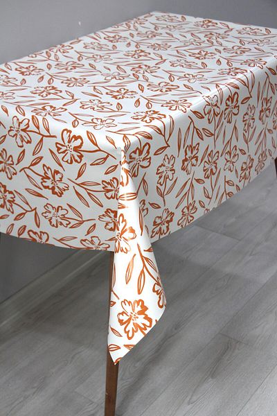 DDHOME Lined Erasable PVC Oilcloth Tablecloth 205-C