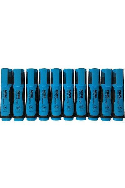 Noki 9000M Highlighter Blue (10 Pieces)
