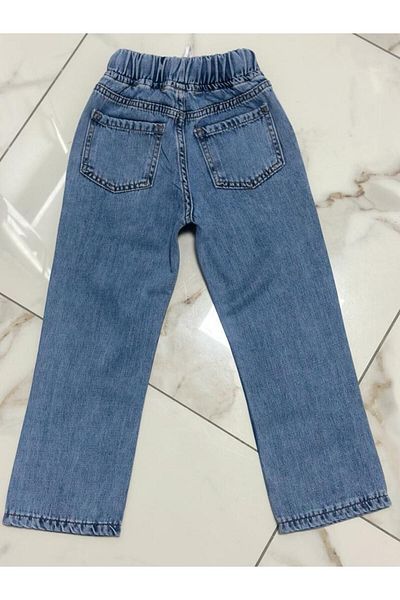 GULLİS KİDS Wide Leg Jeans with Elastic Waist