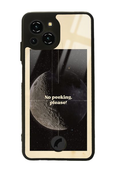 Spoyi Reeder S23 Pro Max Glossy Phone Case with Peeking Design