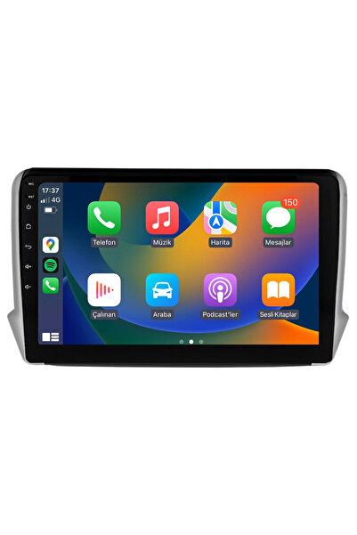 EXVOL Peugeot 208-2008 Android Multimedya 10 Inc Hd Ips Ekran 2gb/32gb Kamera Hediyeli