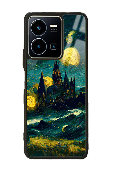 Spoyi Vivo Y22s Van Gogh Tasarımlı Glossy Telefon Kılıfı