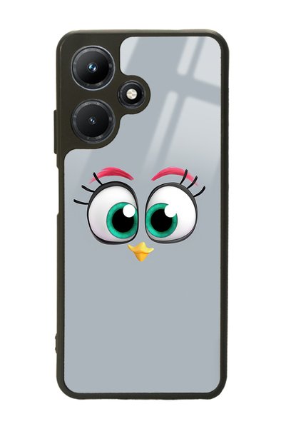 Spoyi Infinix Hot 30I Glossy Phone Case with Gray Design