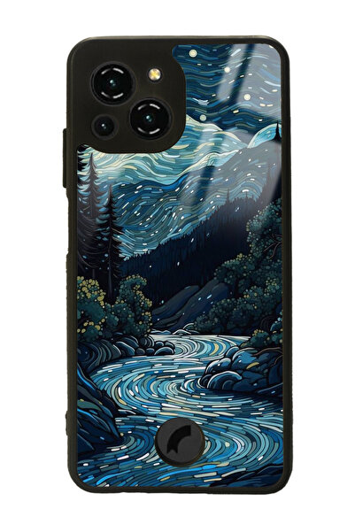 Spoyi Reeder S23 Pro Max Night Tasarımlı Glossy Telefon Kılıfı