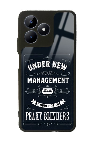 Spoyi حافظة هاتف Oppo Realme C53 اللامعة بتصميم إدارة Peaky Blinders
