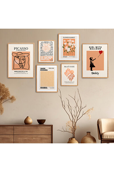 HOMEPACK Комплект за рисуване на постери в рамки от 6 части, Six-030