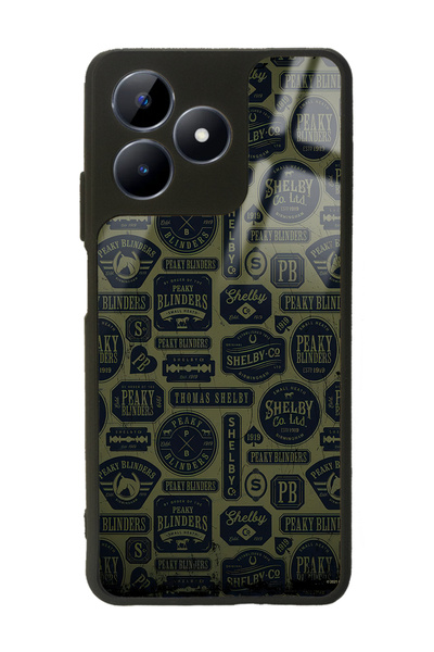 Spoyi Oppo Realme C53 Peaky Blinders Wallpaper Design Glossy Phone Case