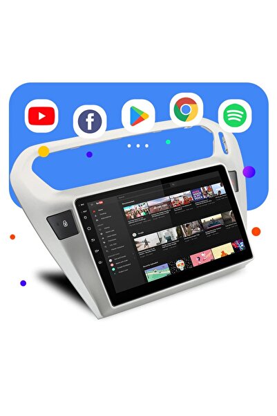 EXVOL Peugeot 301 Multimedya Carplay Hd 9 Inc Ips Ekran 2gb/32gb Android 12 Park Kamerası Hediyeli