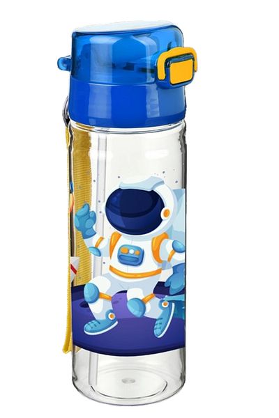 Relaxion 500ml Shockproof Water Bottle with Straw Bottle BPA Free RLX435-Astronaut