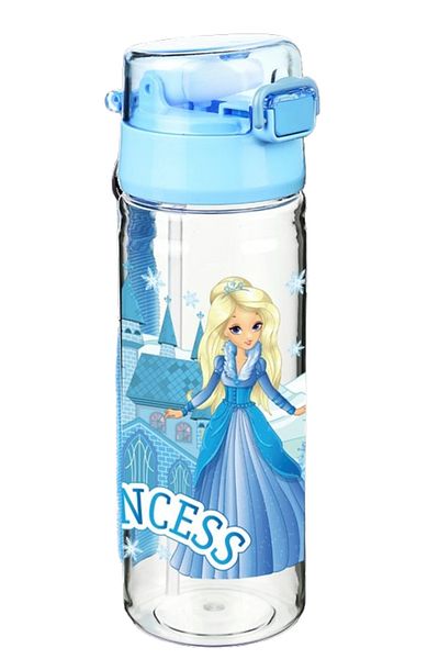 Relaxion 500ml Shockproof Water Bottle with Straw Bottle BPA Free RLX435-Princess