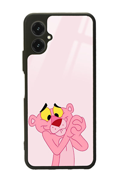Spoyi Omix X5 Pink Panter Tasarımlı Glossy Telefon Kılıfı