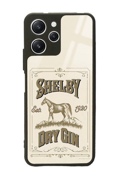 Spoyi حافظة هاتف لامعة بتصميم Xiaomi Redmi 12 Peaky Blinders Shelby Dry Gin