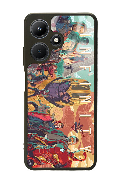 Spoyi İnfinix Hot 30i Infinity War Tasarımlı Glossy Telefon Kılıfı