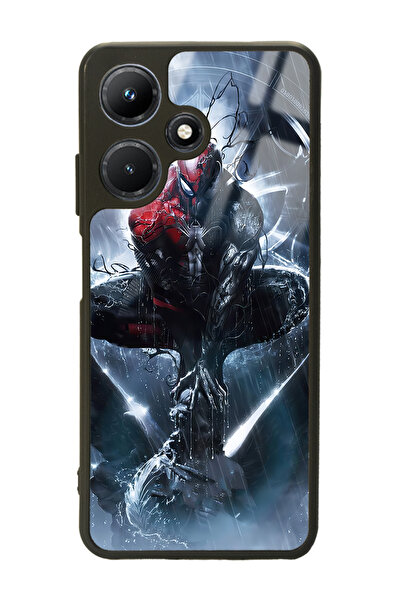 Spoyi İnfinix Hot 30i Spiderman Tasarımlı Glossy Telefon Kılıfı