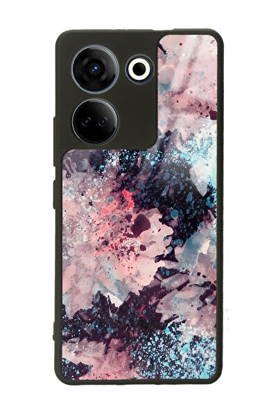 Spoyi Camon 20 Pro 4G Renk Patlaması Tasarımlı Glossy Telefon Kılıfı