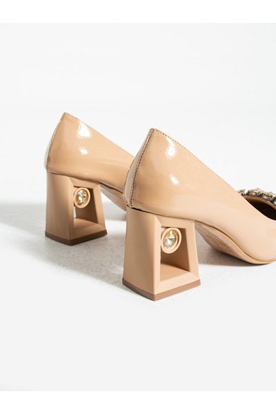 Alemdar Shoes Дамски обувки MIA Mink Stone Detail