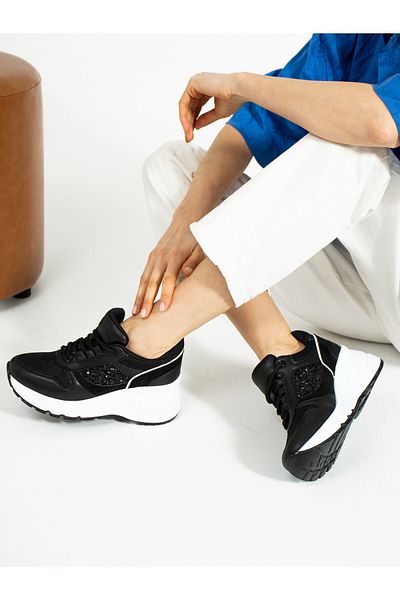 Alemdar Shoes Pantofi de damă SELLY cu paiete negre