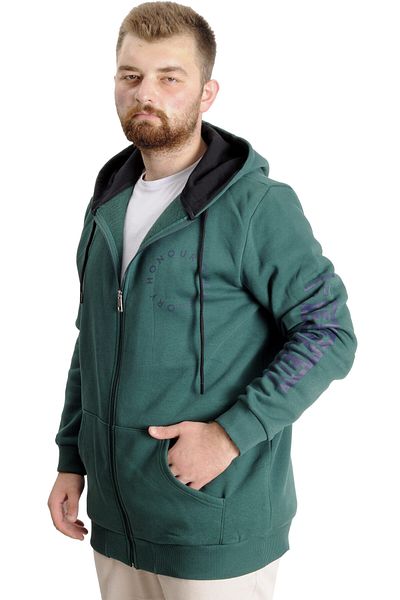 ModeXL Ανδρικό φούτερ με κουκούλα - Oversize, New Breed 23544 Nefti