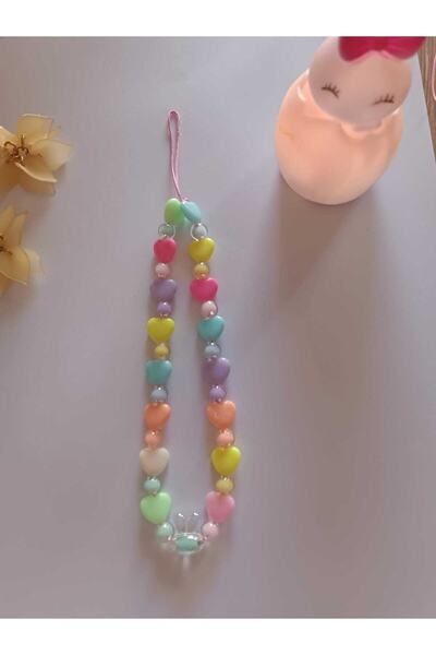 LORESİMA AKSESUAR حزام هاتف على شكل قلب بتفاصيل أرنب