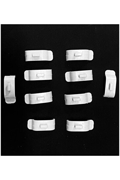 Givayo Mobilya Zebra Stor Perde 10'lu Plastik Korniş Montaj Aparatı