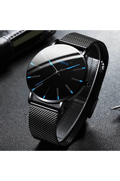 onlinekordon Fine Weave Stainless Steel Mesh Watch Band Strap 20mm
