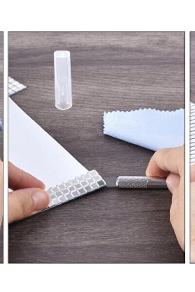 Mercee Dekoratif Ürün Mobilya Fayans Kaplama Aynası 3 Adet Kendinden Yapışkanlı