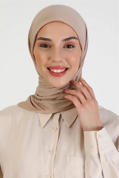 HAREM SCARF Σκούρο μπεζ Χαρέμι ​​Κασκόλ Παραγγελία Κασκόλ