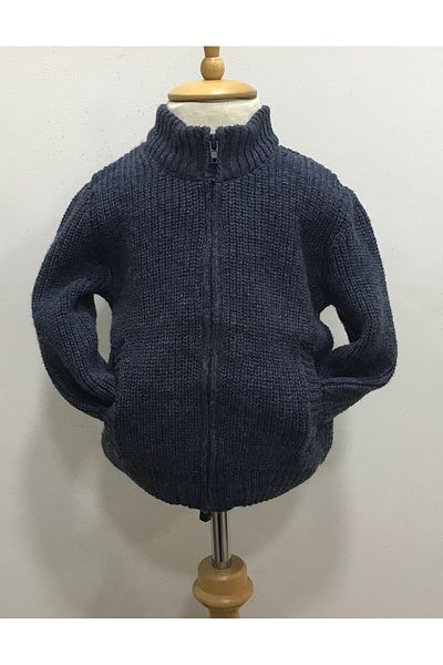 Çikoby Baby Boy Knitwear Zippered Cardigan