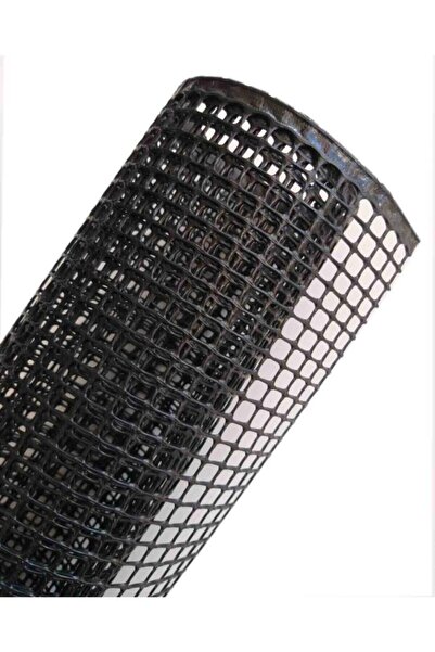 angel çanta aksesuar Pânză Plastic Neagră - 100x100 Cm, Perforată Mare