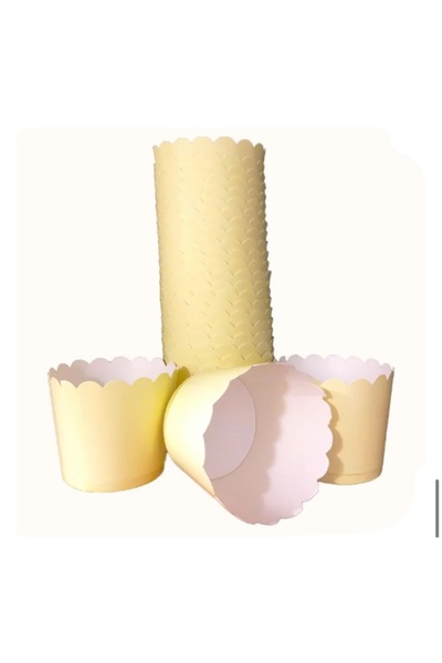 parti Cupcake Capsule Macaron Yellow 25 capsules