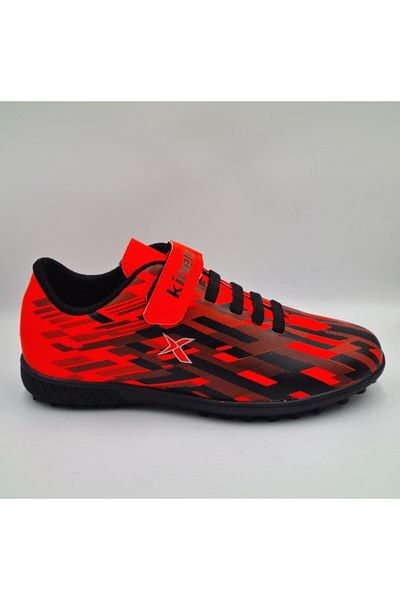 Kinetix Rado Tf 4Fx Portocaliu - Negru Pantofi de fotbal Astroturf pentru băieți