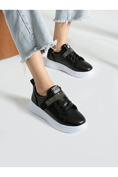 Alemdar Shoes HARVEY Siyah Kadın Sneakers