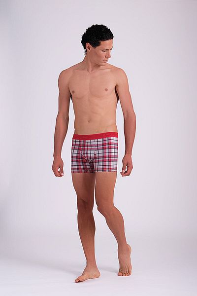 Dagi Red Compact Plaid Boxer