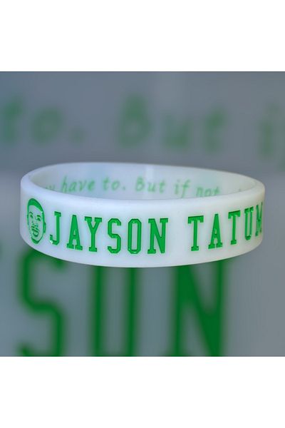 PurpleJam Jayson White Boston Basketball Bracelet with Tatum Portrait