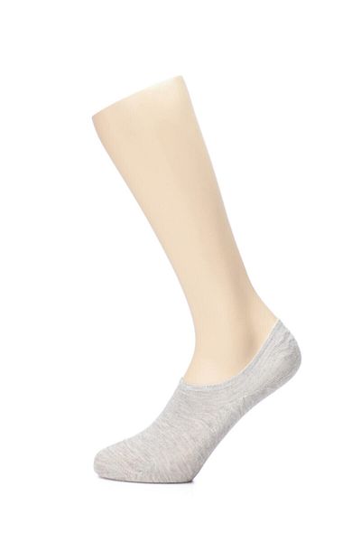 Dagi Ballerina-Socken für Herren in Grau-Melange