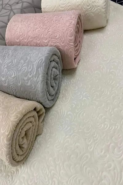 eco concept Emboss Blanket, Double Blanket, 220x240, Plush Blanket, Dowry,