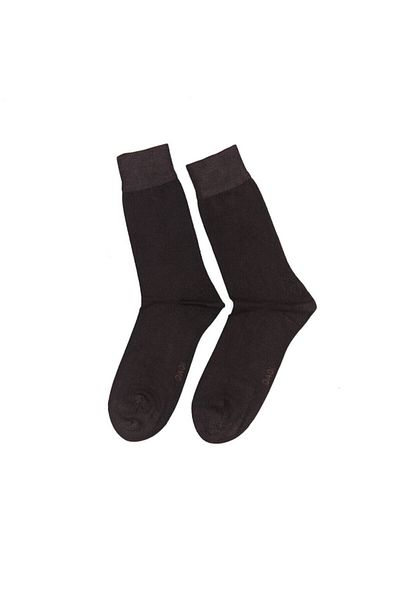 Dagi Braune 2-teilige Herrensocken aus Modal 20/1