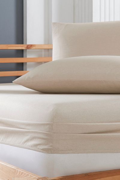 Valezium Akfil Fabric Elastic Fitted Pillowed Sheet Set