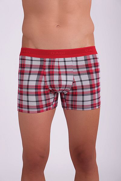 Dagi Red Compact Plaid Boxer