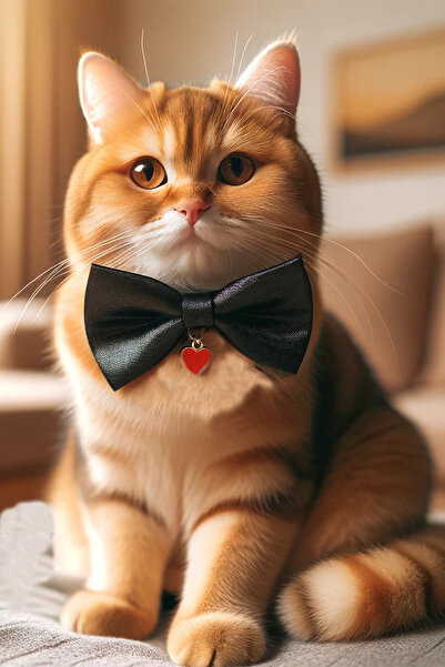 MinimalistTasarım ربطة عنق على شكل قلب للقطط، قلادة للقطط، طوق للقطط، لعبة لل...