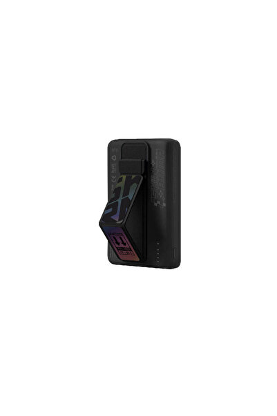 Skinarma Standlı Magsafe Powerbank SkinArma Kira Kobai PD Hızlı Şarj Özellikli Powerbank 15W 10000mAh Siyah