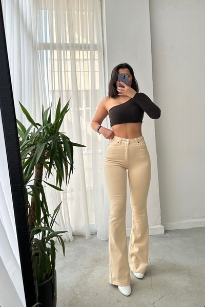 ayday butik Blugi cu picior sponyol